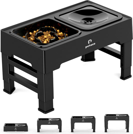 Gamelle Réglable pour Chien - Support Ajustable pour Chiens Seniors